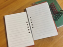 法拉蒙（faramon）2本裝A7活頁(yè)筆記本本子迷你小本子線(xiàn)圈本口袋本簡(jiǎn)約單詞本便攜隨身口袋本作業(yè)本記事本 墨綠+紅色 曬單實(shí)拍圖
