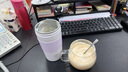 佳孚（YARDFORCE）【七夕好禮】多功能拿鐵杯 電動奶泡杯咖啡機便攜辦公室 全自動加熱奶泡機打奶泡器拉花快咖杯禮物 拿鐵杯二代（芋泥紫）0.3L 曬單實拍圖