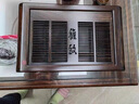 瑯庭琊坊黑檀木茶盤(pán)實(shí)木茶臺(tái)家用拼接抽屜式蓄水排水兩用儲(chǔ)水式茶?，F(xiàn)代 黑檀木雅致茶盤(pán)：53*32.5*8cm 曬單實(shí)拍圖