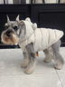 湯尼熊 TAWNEYBEAR寵物衣服狗狗羽絨服秋冬雪納瑞泰迪比熊博美小型犬貓咪保暖馬甲 馬甲羽絨服外套【米灰-新國標90絨】 XL丨背長(cháng)36胸圍53建議14-17斤 曬單實(shí)拍圖