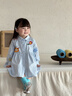 可英童裝女童連衣裙娃娃領(lǐng)2026春款100%純棉女孩長(cháng)裙清新女寶寶襯衫裙 曬單實(shí)拍圖