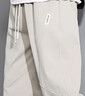 POUM美式簡(jiǎn)約直筒褲子男士春夏款寬松運動(dòng)垂感闊腿褲6642卡其XL 曬單實(shí)拍圖