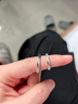 DRIG純銀戒指情侶對戒女男一對高級感輕奢婚戒新年生日禮物送女友老婆 「山?！箤洹据p奢禮盒】 開(kāi)口可調節 曬單實(shí)拍圖