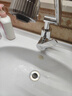德?tīng)枴?8年品牌】面盆水龍頭冷熱水二合一衛生間浴室洗手盆防濺水龍頭 曬單實(shí)拍圖