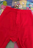 雅鹿加肥加大碼男女秋衣秋褲套裝大紅色純棉打底內衣本命年龍年結婚 女【純棉】+2內褲+2紅襪 4XL (男195-220斤 女160-180斤) 曬單實(shí)拍圖