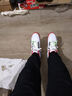 耐克（NIKE）男鞋AIR FLIGHT 89氣墊鞋冬季運動(dòng)鞋AJ4兄弟款籃球鞋休閑跑步鞋 氣墊鞋BQ4212-100白色紅 42 曬單實(shí)拍圖