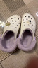 卡駱馳（CROCS）貝雅暖絨克駱格洞洞鞋|206633 冬日白-11S 37/38(230mm)  曬單實(shí)拍圖