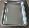 宇太（YUTAI）304不銹鋼方盤(pán)長(cháng)方盤(pán)托盤(pán)擺攤涼菜盤(pán)燒烤盤(pán)鹵味盤(pán) 5035 曬單實(shí)拍圖