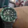 精工5號盾手表自動(dòng)機械表綠水鬼彩水鬼潛水夜光運動(dòng)男表防水100米 SRPD63K1新5綠色款 送黑色表帶 42.5mm 曬單實(shí)拍圖