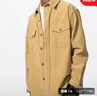 優(yōu)衣庫男裝女裝燈芯絨工裝襯衫長(cháng)袖襯衣休閑復古480295 31 米色 M 曬單實(shí)拍圖