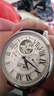 路易爵倫男士機械手表學(xué)生全自動(dòng)正品鏤空陀飛輪商務(wù) 銀殼白面黑帶 曬單實(shí)拍圖