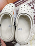 卡駱馳（crocs）經(jīng)典云朵Clog女沙灘洞洞鞋涼拖鞋206750 206750-2Y2  36  曬單實(shí)拍圖