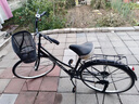 城市通勤自行車(chē)鋁合金成人變速輕便男女士老人帶小孩代步單車(chē)仿捷 高配版-黑色 26寸（適合155-185CM） 曬單實(shí)拍圖