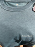 mont·bell經(jīng)典款小logo純色短袖運動(dòng)健身速干t恤女款透氣日系簡(jiǎn)約 1114687 BGN深綠色 L 曬單實(shí)拍圖