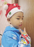 JCZS圣誕帽幼兒園兒童禮物小禮品圣誕帽子成人男女圣誕節裝飾品 普通無(wú)圖案款（兒童款）5件 曬單實(shí)拍圖