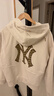 MLB官方男女大logo老花復古長(cháng)袖連帽寬松運動(dòng)衛衣春夏HDM01 紐約洋基隊/深奶油色 M 曬單實(shí)拍圖