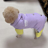 嬉皮狗（hipidog）寵物衣服秋冬戶(hù)外潮酷沖鋒棉衣白鴨絨羽絨服防風(fēng)保暖四腳狗狗服飾 塞倫紫 L （建議體重8-12斤） 曬單實(shí)拍圖