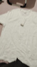 【京東直采】純棉t恤男 圓領(lǐng)t恤男打底衫半袖情侶t恤衫-用戶(hù)專(zhuān)享 白色（短袖） XL （125-140斤） 曬單實(shí)拍圖