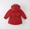 戴維貝拉（DAVE＆BELLA）兒童羽絨服冬裝男童女童加厚外套寶寶紅色年服童裝 曬單實(shí)拍圖