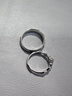 老鳳祥925銀情侶戒指男女士對戒活口飾品情人節禮物女友老婆生日 曬單實(shí)拍圖