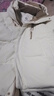 鴨鴨（YAYA）王一博同款羽絨服女冬季新款沖鋒衣外套保暖潮流騏驥紅男女面包服 YE5B006142D燕麥色 M 【建議110-120斤】 曬單實(shí)拍圖