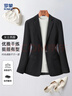 羅蒙女士職業(yè)小西裝外套簡(jiǎn)約優(yōu)雅干練商務(wù)通勤百搭西服外套女高級感 曬單實(shí)拍圖
