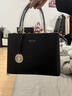 啄木鳥(niǎo)真皮女士包包2025新款百搭時(shí)尚感送媽媽大氣手提包斜挎 黑色【單品】 曬單實(shí)拍圖