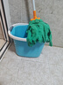 茶花 拖把桶擠水拖布桶擰干塑料大號手提清潔桶免手洗拖把地拖桶 天藍色拖把桶-1個(gè) 曬單實(shí)拍圖