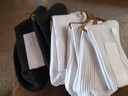 佰姿緣白色純棉襪子男款春秋中筒抗菌防臭運動(dòng)新疆棉秋冬男女士黑色長(cháng)襪 【3白+2黑】純棉防臭 【5雙】 均碼 【男款】（40-44） 曬單實(shí)拍圖