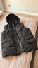 啄木鳥(niǎo)棉馬甲女2025秋冬新款韓版外穿中長(cháng)款連帽馬夾潮流時(shí)尚背心 黑色 M 85-105斤左右 曬單實(shí)拍圖