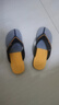 回力人字拖男夏季外穿沙灘防滑夾腳簡(jiǎn)約休閑EVA夾趾拖新款男涼拖 黑黃 43 【標準碼】 曬單實(shí)拍圖