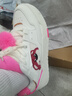 喬丹QIAODAN 女鞋板鞋新款可愛(ài)熊復古潮流休閑鞋增高運動(dòng)鞋 象牙色/極光粉 38 曬單實(shí)拍圖