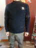 老爺車(chē)100%純羊毛衫男士秋冬季加絨加厚半高領(lǐng)毛衣高端針織打底衫上衣 629款【黑色】 XL 175【建議體重135-155斤】 曬單實(shí)拍圖