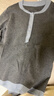三彩2025冬季新款圓領(lǐng)針織衫長(cháng)袖簡(jiǎn)約套頭衫上衣顯瘦百搭M 深邃灰 M 160/84A 曬單實(shí)拍圖