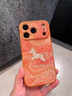 北葵適用蘋(píng)果17promax手機殼新款新款橙色小馬小羊皮紋iPhone17保護套馬年限定16外殼鏡頭全包防摔新年 【橙色絲綢小馬】輕奢皮紋 iPhone17promax 曬單實(shí)拍圖