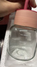 北牧星迷你水杯玻璃小奶杯咖啡牛奶便攜外帶高顏值胖胖可愛(ài)杯子女大肚杯 提手胖胖杯-粉色 曬單實(shí)拍圖