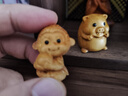 懷音崖柏柏木木雕十二生肖雕刻鼠?；⒖蓯?ài)龍蛇掛件馬羊手把猴雞擺件 猴2.8cm高 曬單實(shí)拍圖