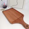 威爾基牛排專(zhuān)用盤(pán)子牛排盤(pán)牛排刀叉披薩木托盤(pán)木質(zhì)砧板板西餐刀叉盤(pán)餐具 全凹款烏檀木牛排板 曬單實(shí)拍圖