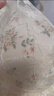 都市麗人桑蠶絲養膚內衣女文胸無(wú)鋼圈無(wú)痕聚攏小碎花顯大性感蕾絲胸罩香檳 曬單實(shí)拍圖