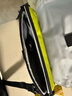 KIWEE未行三角包斜挎包男士單肩包潮牌迷你女士胸包腰包輕便騎行包郵差 檸黃-迷你 新老logo隨機發(fā) 曬單實(shí)拍圖