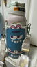 babycare三合一兒童保溫杯水杯嬰兒寶寶學(xué)飲杯吸管杯幼兒園溫水壺帶背帶 淺嗬綠 600ml 一杯三蓋送杯套 曬單實(shí)拍圖