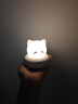 三可優(yōu)拍拍小夜燈臥室床頭燈充電嬰兒喂奶氛圍起夜伴睡拍拍睡眠護眼燈 小貓燈【充電款】三色光/四檔亮度/一拍即亮 曬單實(shí)拍圖