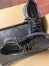 天美意商務(wù)復古百搭純色上班通勤男休閑皮鞋新款 黑色 41 曬單實(shí)拍圖