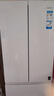 海爾（Haier）冰箱342升雙開(kāi)門(mén)法式多門(mén)冰雪白新一級雙變頻三檔變溫黑金凈化節能省電統帥leader小冰箱國家補貼 342升冰雪白+新一級能效+三檔變溫+黑金凈化 曬單實(shí)拍圖