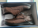 意爾康皮鞋男軟底舒適商務(wù)休閑鞋春秋圓頭系帶新款 60665W 棕色 45 曬單實(shí)拍圖