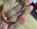 萃華足金999珍珠黃金手鏈簡(jiǎn)約百搭女手串送女朋友老婆生日禮物 珍珠黃金手鏈金重約7g 曬單實(shí)拍圖