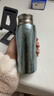 厚岸馮唐出品成事好物純鈦保溫杯雙層抽真空燜泡鈦杯輕盈便攜保溫杯 藍色320ml 曬單實(shí)拍圖