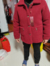 俞兆林（YUZHAOLIN）老年人衣服媽媽裝冬裝羊羔絨外套女中老年加絨加厚中款棉襖棉服 酒紅色 4XL 建議130-145斤 曬單實(shí)拍圖