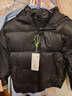 雅鹿2025新款兒童羽絨服短款男童女童中大童寶寶加厚洋氣冬裝外套 黑色 160cm 曬單實(shí)拍圖