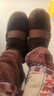時(shí)尚毛毛拖鞋女外穿2025秋冬季新款超火高級感居家包頭半拖鞋棉拖 深棕色 37 曬單實(shí)拍圖